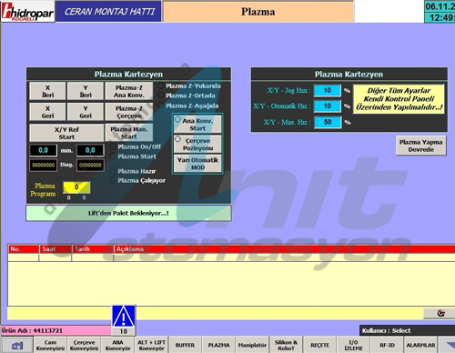 Ceran Seramik Elektrik Ocak Montaj Hattı Otomasyonu